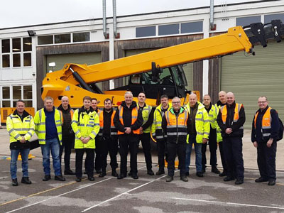 JCB TRAINING DAY TO POLICE VEHICLE EXAMINERS AND RURAL CRIME TEAM OFFICERS