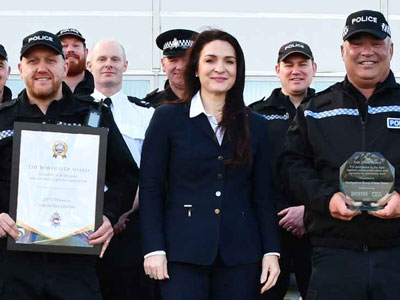 DERBYSHIRE CONSTABULARY'S RURAL CRIME TEAM WINS 2023 ROB OLIVER AWARD FOR OUTSTANDING EFFORTS IN COMBATING CONSTRUCTION AND AGRICULTURAL MACHINERY THEFT